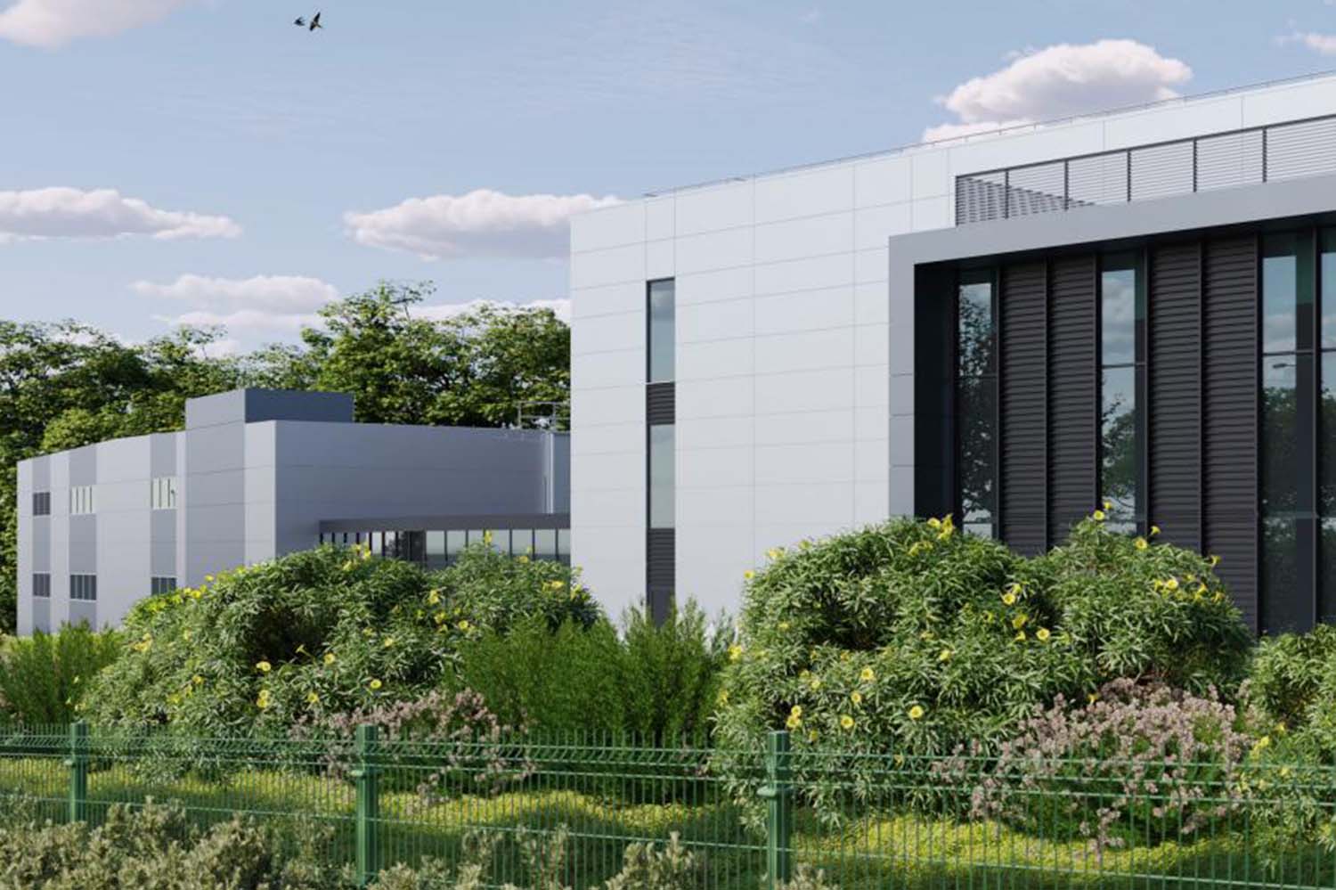 the exterior of ark data centre in corsham in the uk
